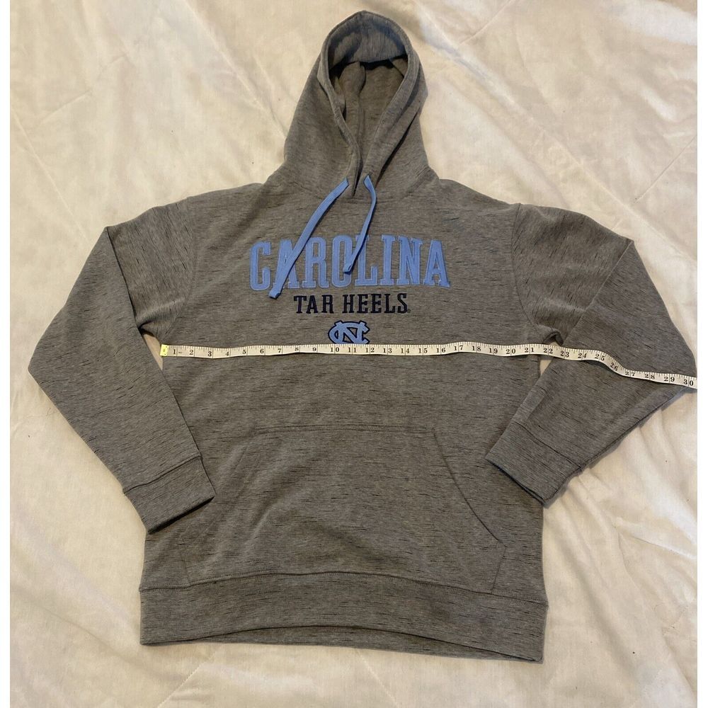 NC Carolina Tarheels Champion Hoody Pullover Men's M Gray Blue Logo Baseball